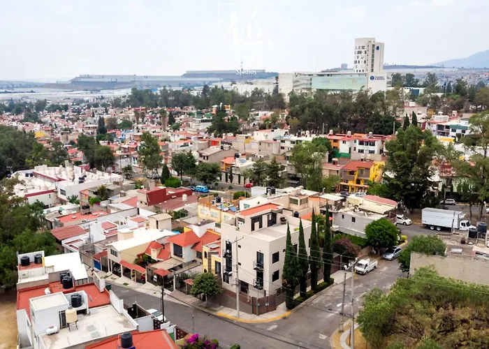 Apartment R10 Double At Itesm Cem Full Services, Shared-kitchen, Fridge ,laundry, Smart Tv, Parking, Balcony