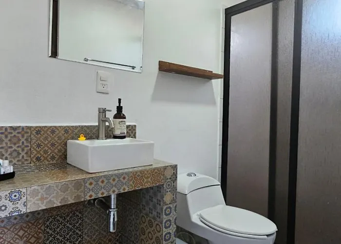 Apartment R10 Double At Itesm Cem Full Services, Shared-kitchen, Fridge ,laundry, Smart Tv, Parking, Balcony