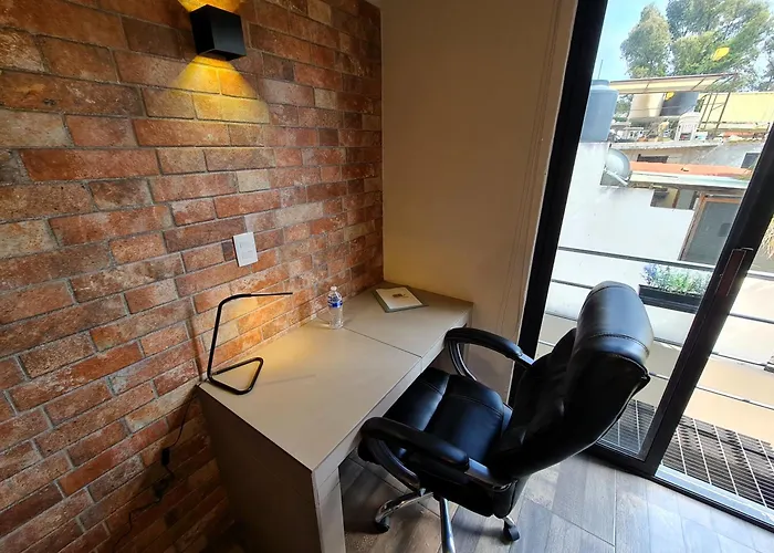 R10 Double At Itesm Cem Full Services, Shared-kitchen, Fridge ,laundry, Smart Tv, Parking, Balcony Mexico City