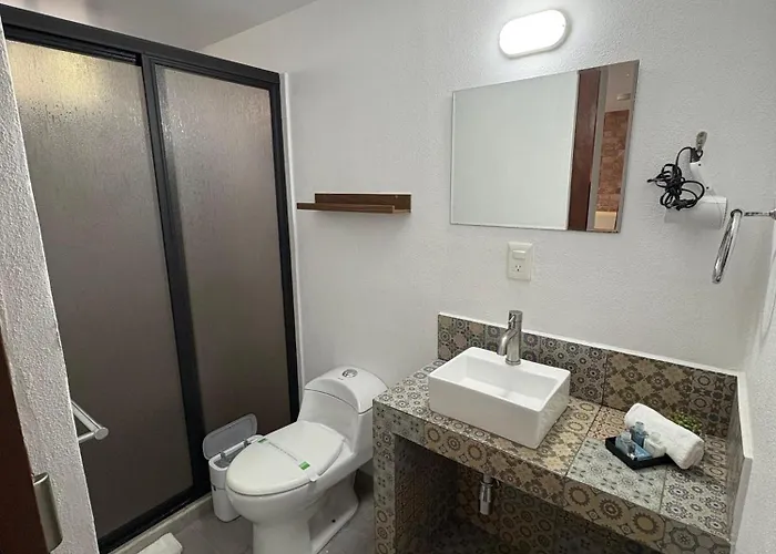 R10 Double At Itesm Cem Full Services, Shared-kitchen, Fridge ,laundry, Smart Tv, Parking, Balcony Apartment Mexico City