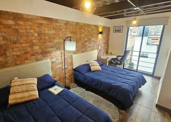 Apartment R10 Double At Itesm Cem Full Services, Shared-kitchen, Fridge ,laundry, Smart Tv, Parking, Balcony *